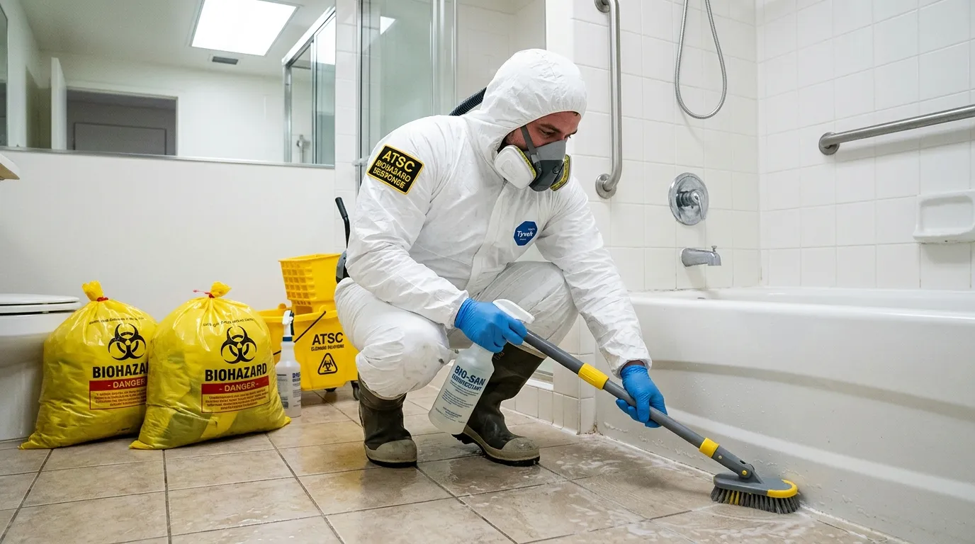 Decontamination equipment deployed for Blood Cleanup in North Chicago